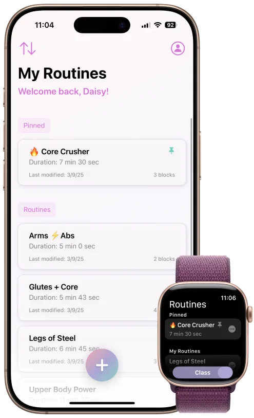 Perfect timing with Apple Watch integration